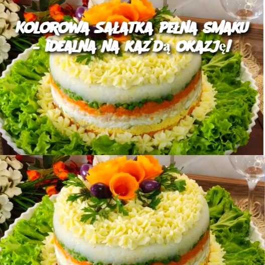 Kolorowa Sałatka pełna smaku – idealna na każdą okazję! 🌈🥗