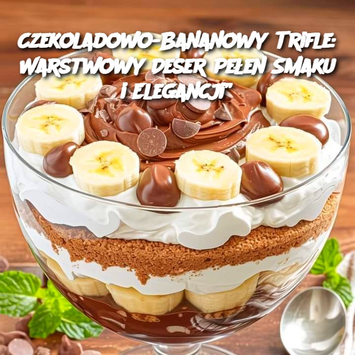 Czekoladowo-Bananowy Trifle: Warstwowy Deser Pełen Smaku i Elegancji 🍫🍌