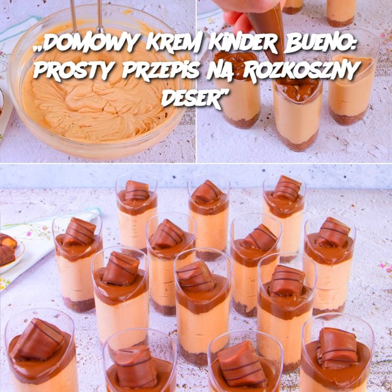 Domowy Krem Kinder Bueno: Prosty Przepis na Rozkoszny Deser