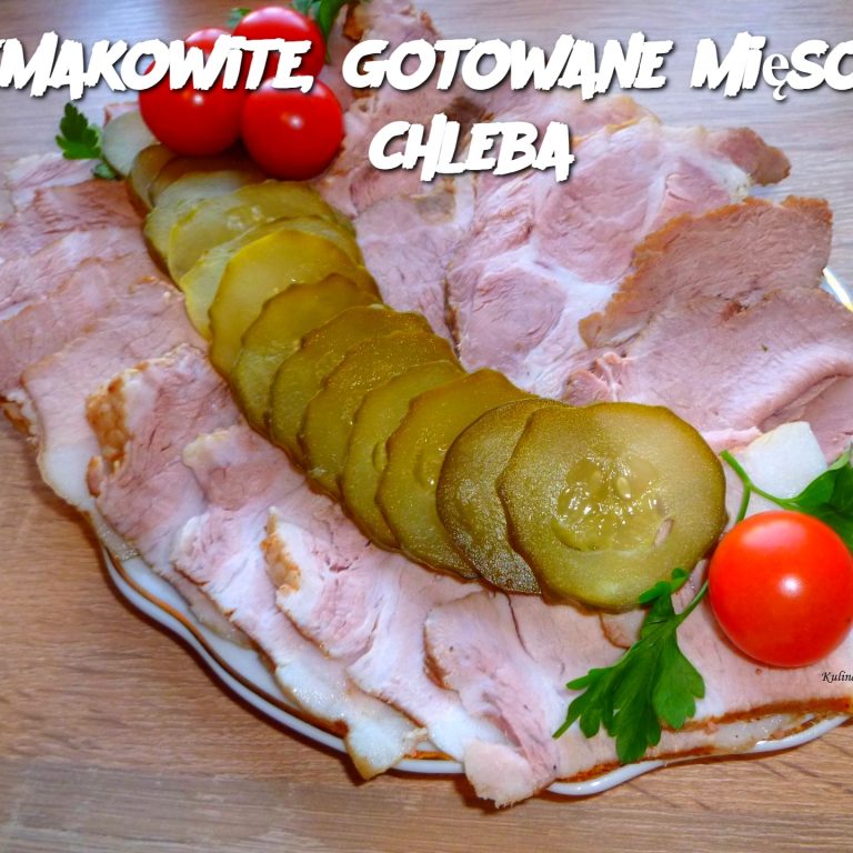 Smakowite, gotowane mięso do chleba