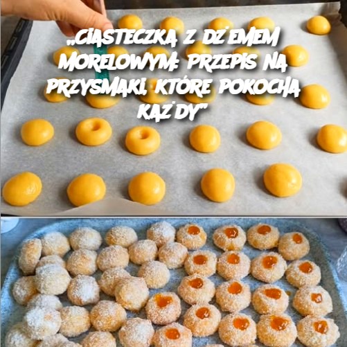 Ciasteczka z dżemem morelowym: Przepis na przysmaki, które pokocha każdy 🍑