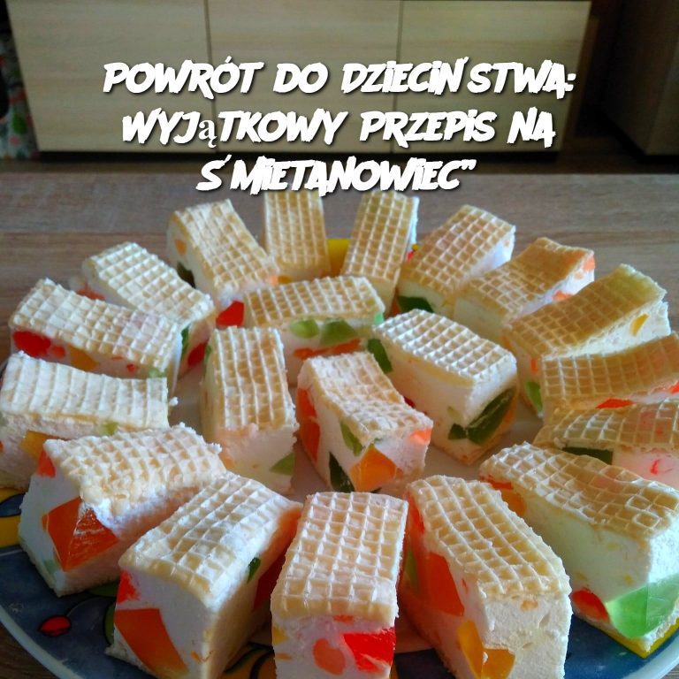 Powrót do Dzieciństwa: Wyjątkowy Przepis na Śmietanowiec