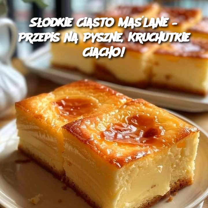 Słodkie Ciasto Maślane – Przepis na Pyszne, Kruchutkie Ciacho! 🍰