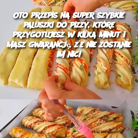 Super Szybkie Paluszki do Pizzy – Idealne na Każdą Okazję!