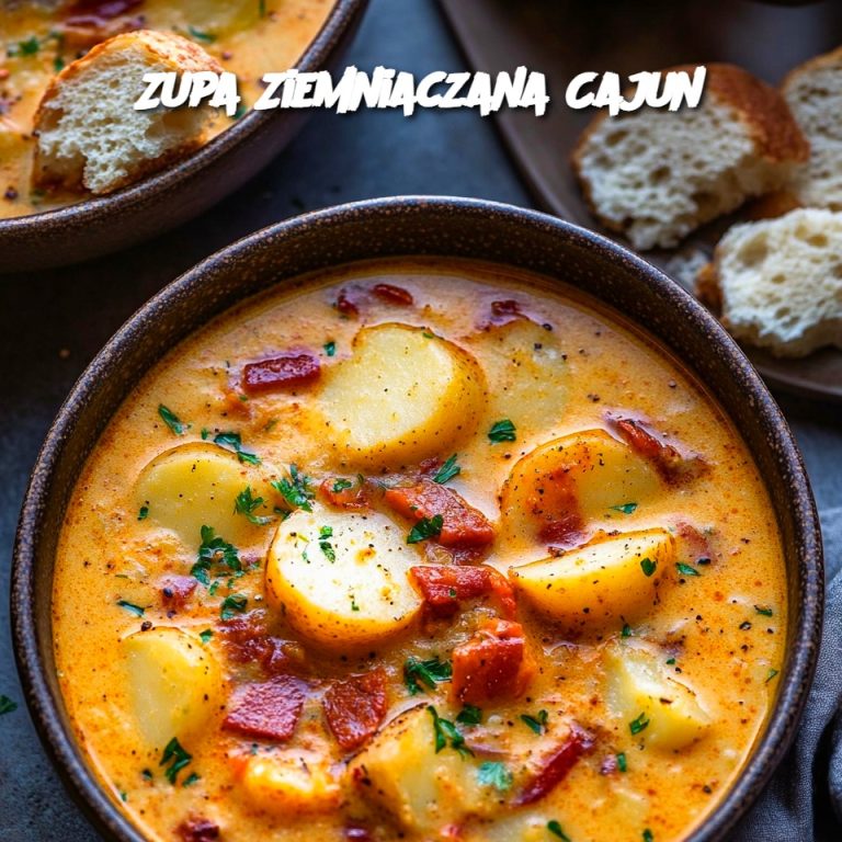 Zupa Ziemniaczana Cajun – Rozgrzewający smak Południa! 🥔🌶️