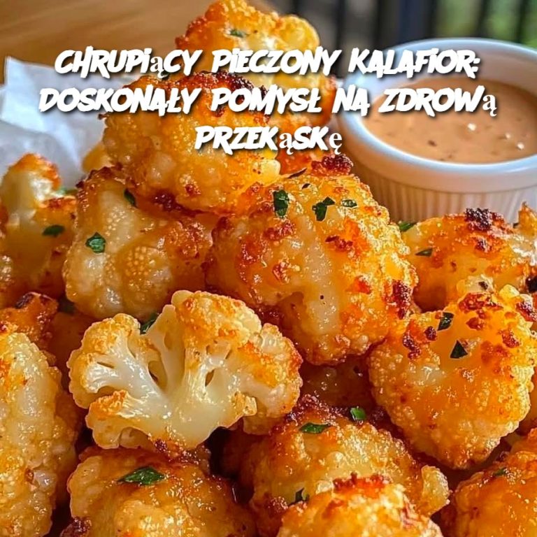 Chrupiący Pieczony Kalafior: Doskonały Pomysł na Zdrową Przekąskę