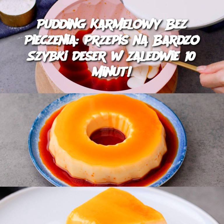 Pudding Karmelowy Bez Pieczenia: Przepis na Bardzo Szybki Deser w Zaledwie 10 Minut! 🍮