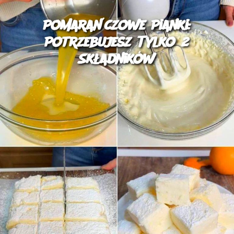 Pomarańczowe Pianki: Potrzebujesz Tylko 2 Składników 🍊☁️