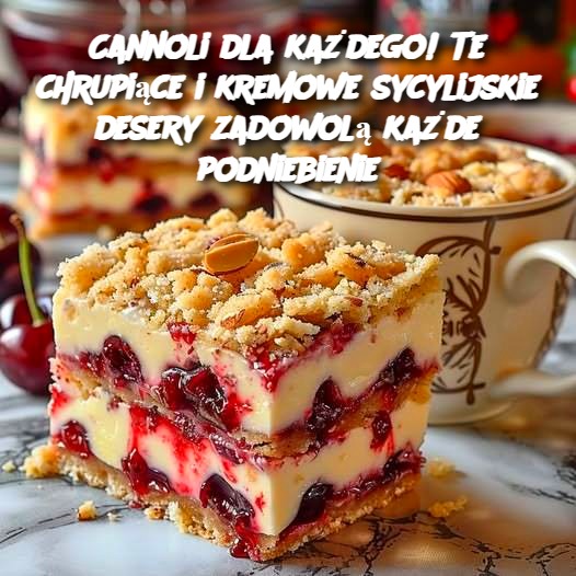 Cannoli dla każdego! Te chrupiące i kremowe sycylijskie desery zadowolą każde podniebienie 🍰