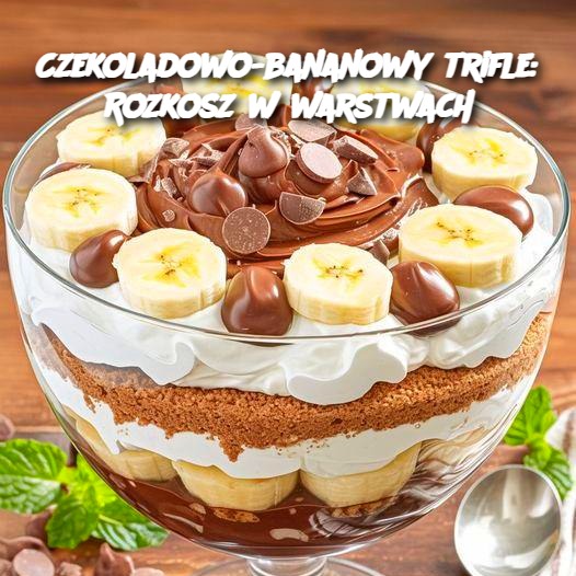 Czekoladowo-bananowy trifle: Rozkosz w warstwach 🍫🍌