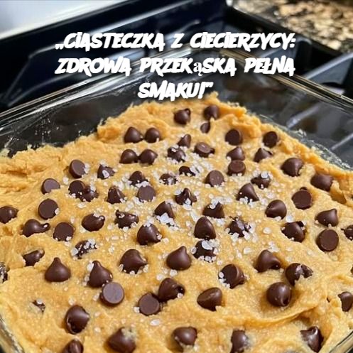 Ciasteczka z ciecierzycy: Zdrowa przekąska pełna smaku!