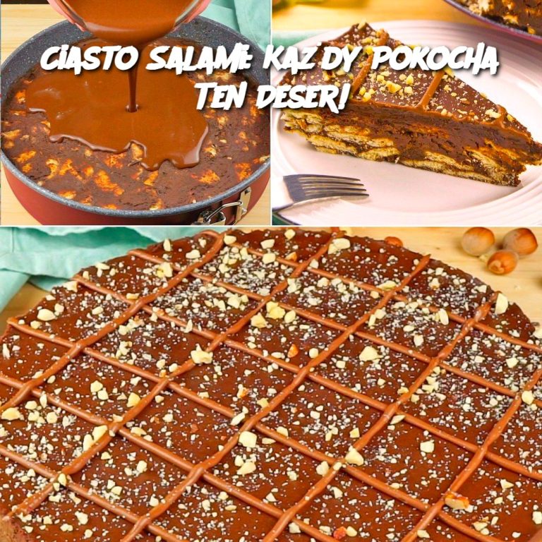 Ciasto Salami: Każdy Pokocha Ten Deser! 🍫🍪