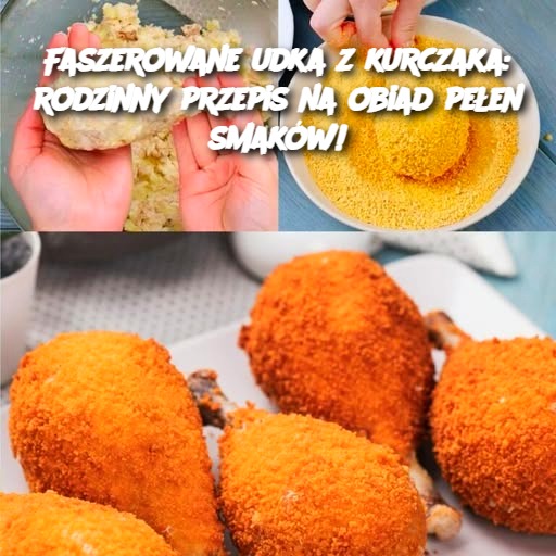 Faszerowane udka z kurczaka: Rodzinny przepis na obiad pełen smaków! 🍗🌿