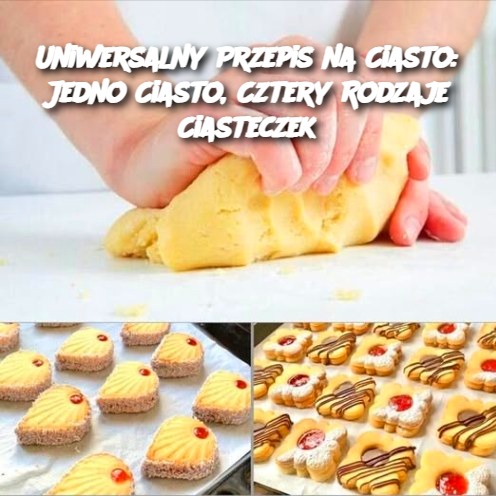 Uniwersalny Przepis na Ciasto: Jedno Ciasto, Cztery Rodzaje Ciasteczek