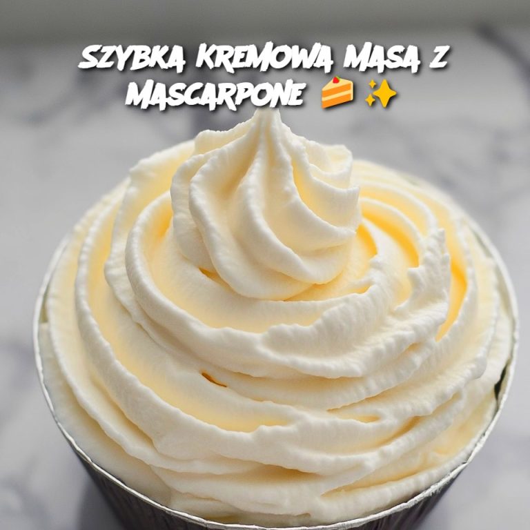 Szybka Kremowa Masa z Mascarpone 🍰✨