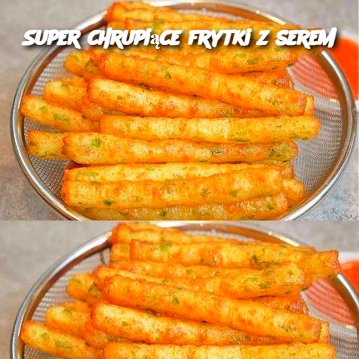 Super chrupiące frytki z serem 🍟🧀