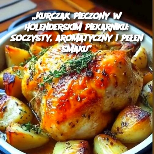 Kurczak pieczony w holenderskim piekarniku: Soczysty, aromatyczny i pełen smaku 🍗🔥