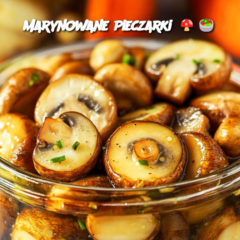 Marynowane Pieczarki 🍄🥗