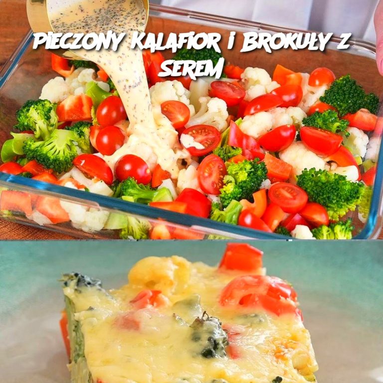 Pieczony Kalafior i Brokuły z Serem 🍽️