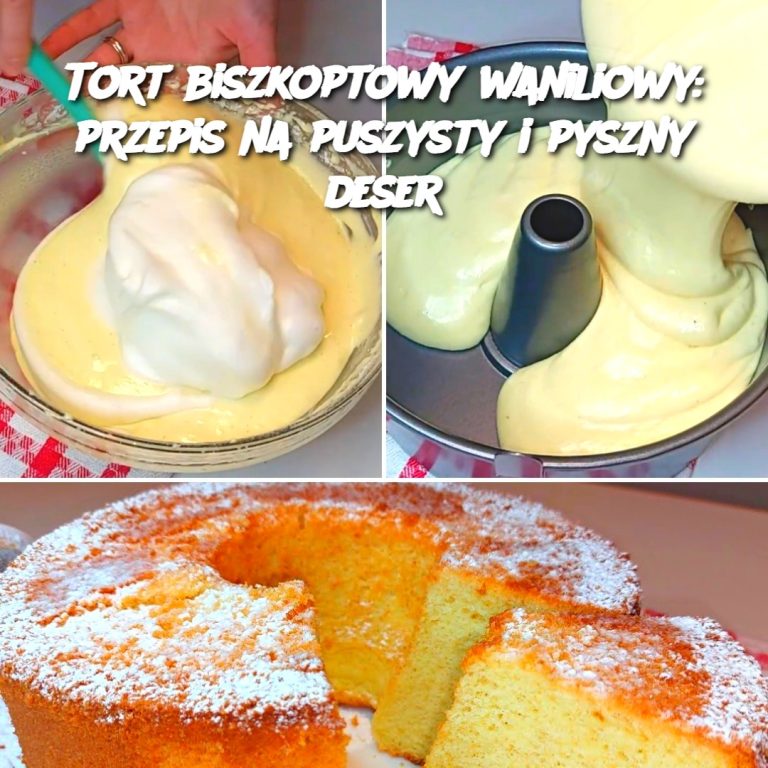 Tort Biszkoptowy Waniliowy: Przepis na Puszysty i Pyszny Deser 🎂