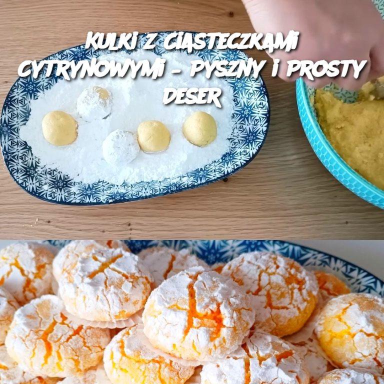 Kulki z Ciasteczkami Cytrynowymi – Pyszny i Prosty Deser