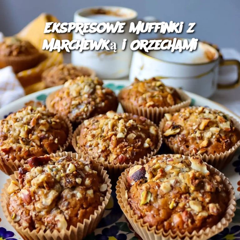 Ekspresowe Muffinki z Marchewką i Orzechami