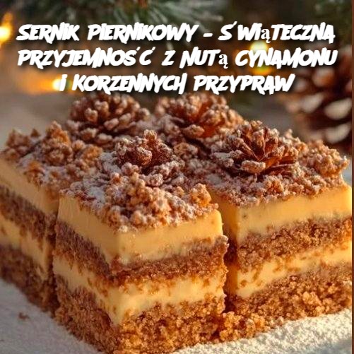 Sernik Piernikowy – Świąteczna Przyjemność z Nutą Cynamonu i Korzennych Przypraw