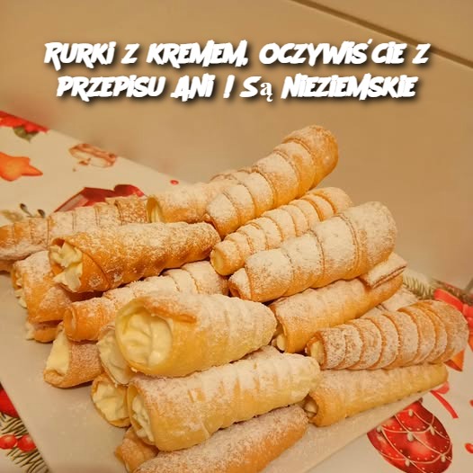 Rurki z kremem – Przepis Ani 🌟 Nieziemskie smaki w domowym wydaniu! 🥐💕