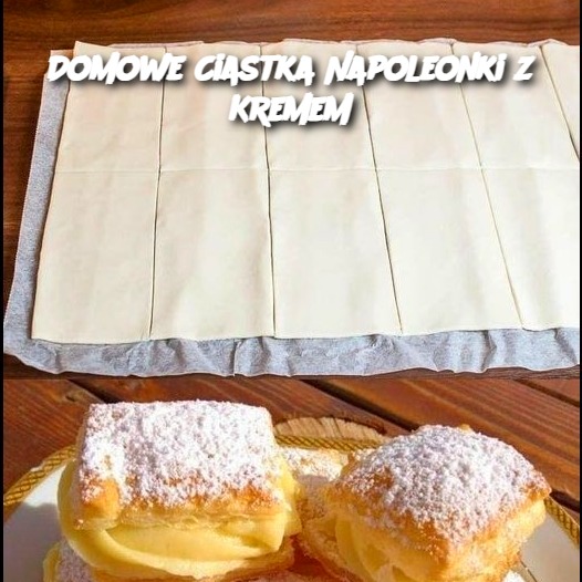 Domowe Ciastka Napoleonki z Kremem