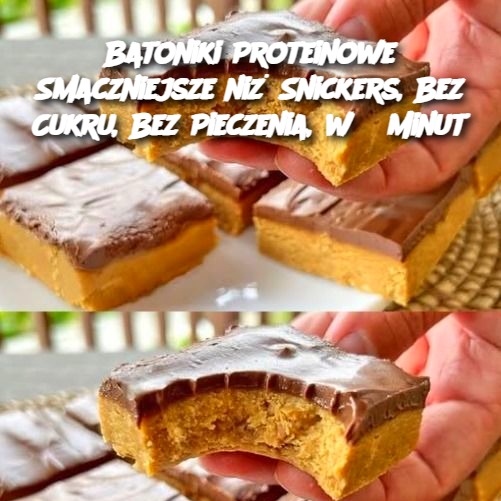 Batoniki Proteinowe Smaczniejsze niż Snickers – Bez Cukru, Bez Pieczenia, w 5 Minut