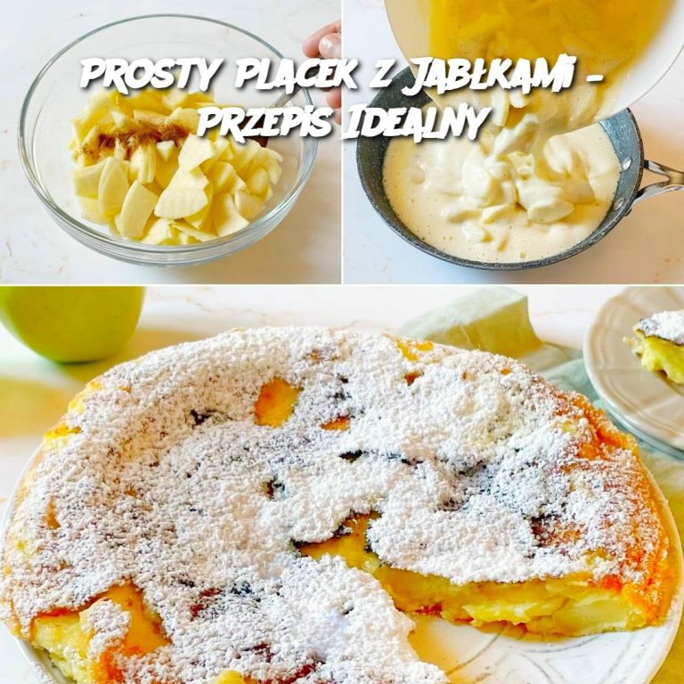 Prosty Placek z Jabłkami – Przepis Idealny 🍎