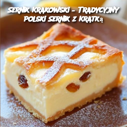 Sernik Krakowski – Tradycyjny Polski Sernik z Kratką