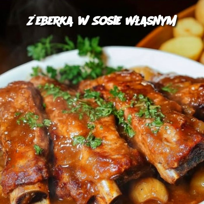 Żeberka w Sosie Własnym – Tradycyjny Komfortowy Obiad 🍖