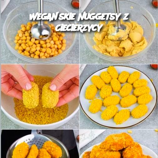 Wegańskie Nuggetsy z Ciecierzycy 🍃