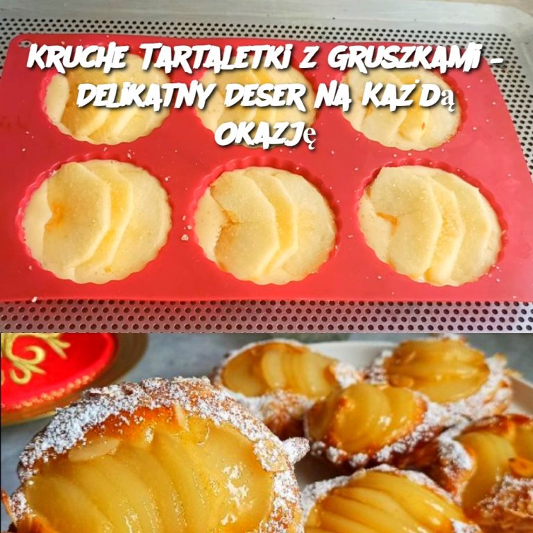 Kruche Tartaletki z Gruszkami – Delikatny Deser na Każdą Okazję 🍐