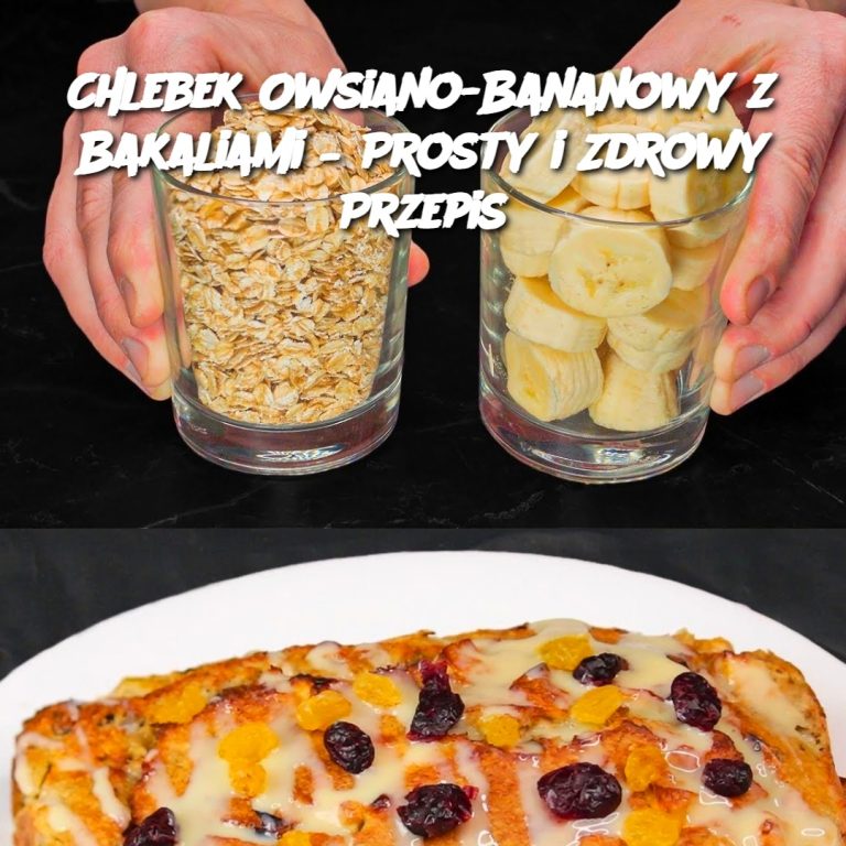 Chlebek Owsiano-Bananowy z Bakaliami – Prosty i Zdrowy Przepis 🍌🍞