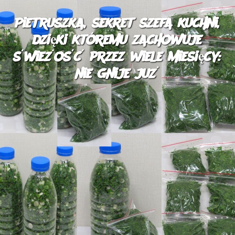 Pietruszka – sekret szefa kuchni, dzięki któremu zachowuje świeżość przez wiele miesięcy: nie gnije już!