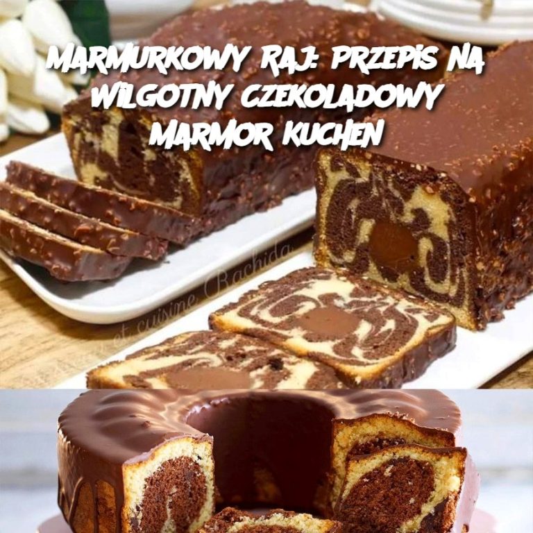 Marmurkowy Raj: Przepis na Wilgotny Czekoladowy Marmor Kuchen 🍰