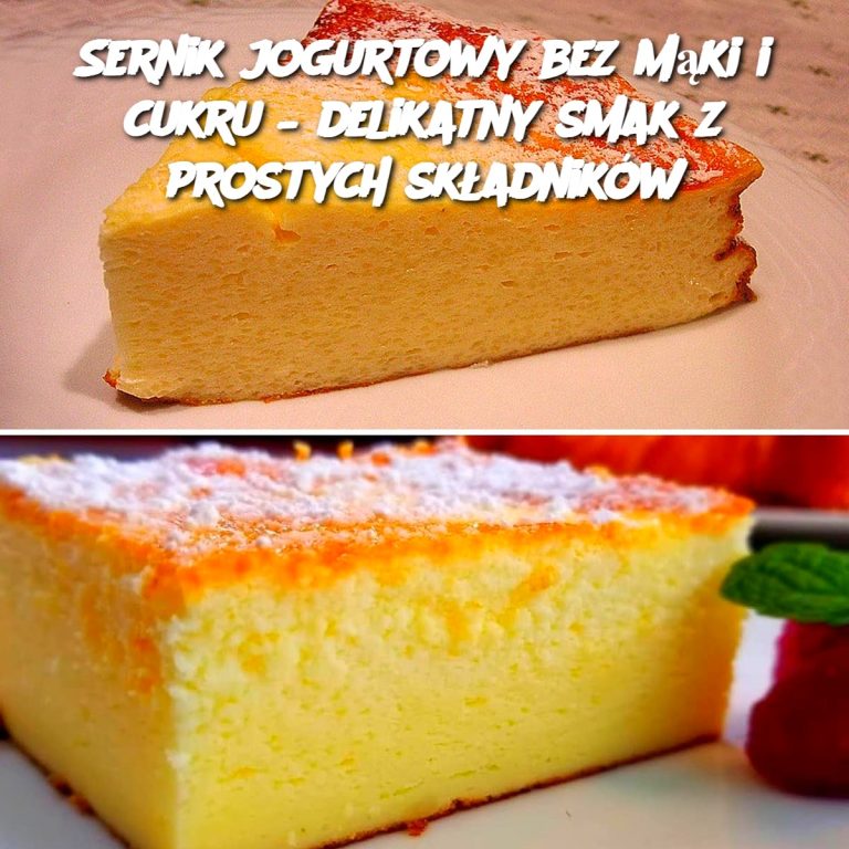 Sernik jogurtowy bez mąki i cukru – delikatny smak z prostych składników