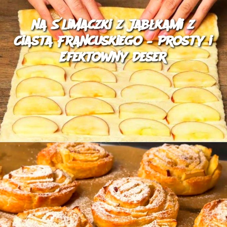 Ślimaczki z Jabłkami z Ciasta Francuskiego – Prosty i Efektowny Deser 🍎🥐