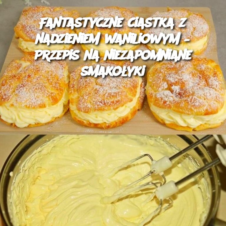 Fantastyczne Ciastka z Nadzieniem Waniliowym – Przepis na Niezapomniane Smakołyki