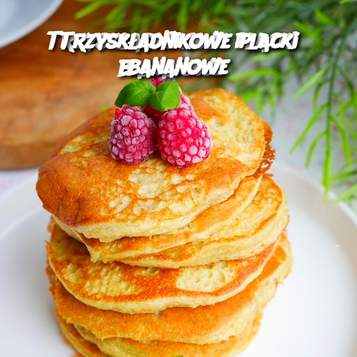 Trzyskładnikowe placki bananowe