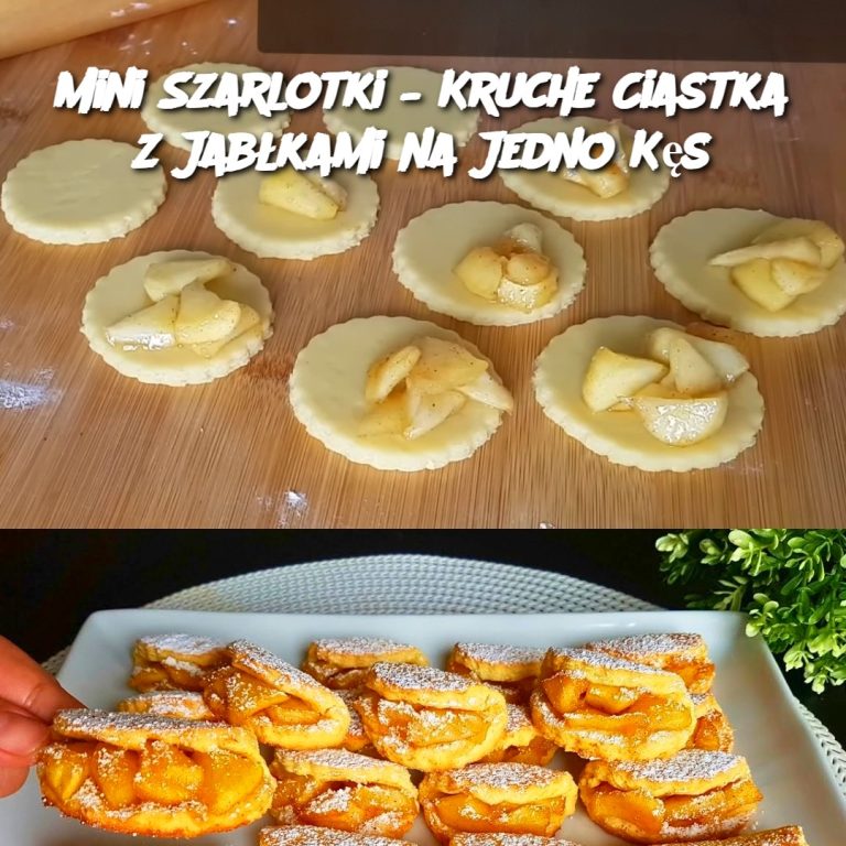 Mini Szarlotki – Kruche Ciastka z Jabłkami na Jedno Kęs