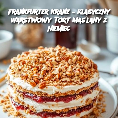 Frankfurter Kranz – Klasyczny Warstwowy Tort Maślany z Niemiec