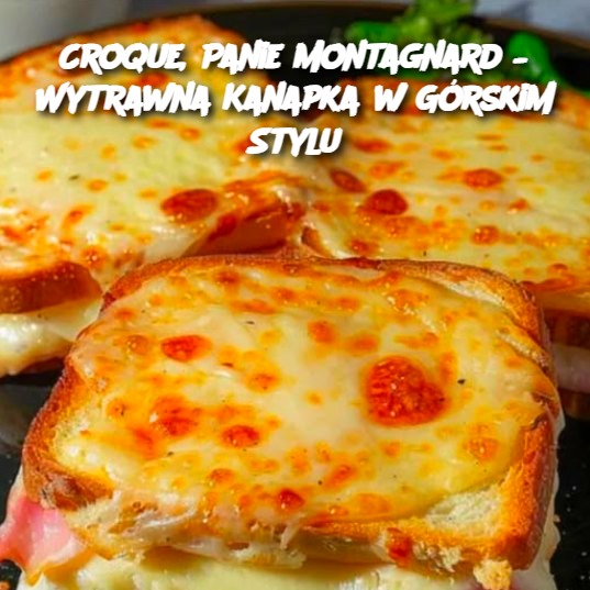 Croque, Panie Montagnard – Wytrawna Kanapka w Górskim Stylu 🥪🏔️