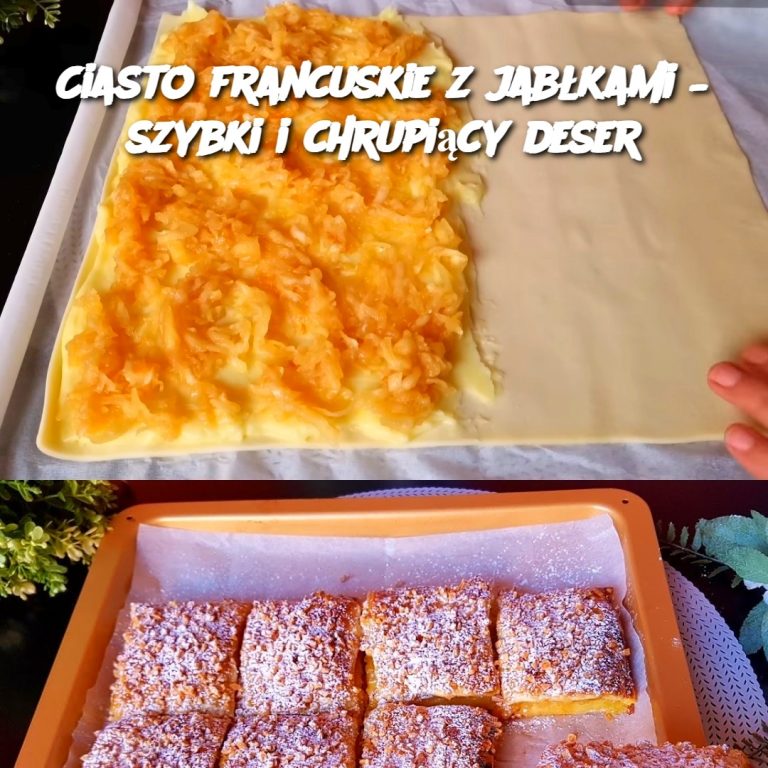 Ciasto francuskie z jabłkami – szybki i chrupiący deser 🍎🥐