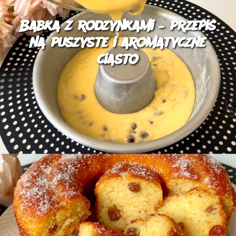 Babka z Rodzynkami – Przepis na Puszyste i Aromatyczne Ciasto 🍇🍰