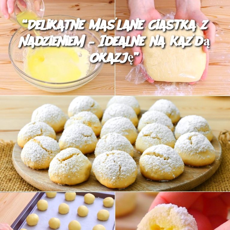 Delikatne Maślane Ciastka z Nadzieniem – Idealne na Każdą Okazję