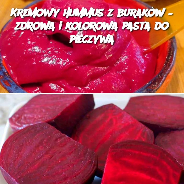 Kremowy hummus z buraków – zdrowa i kolorowa pasta do pieczywa