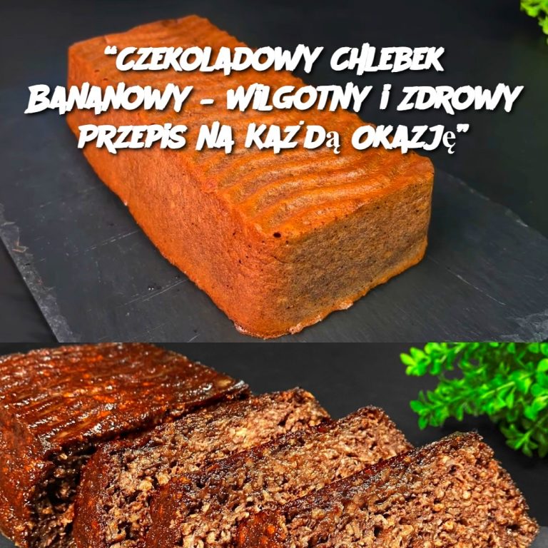 Czekoladowy Chlebek Bananowy – Wilgotny i Zdrowy Przepis na Każdą Okazję